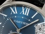 Replica Cartier Drive de W4100014 RMS Factory Tourbillon Blue Dial - Image 6
