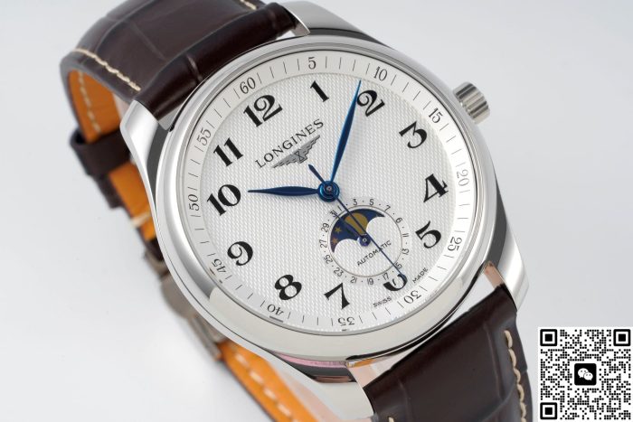 Replica Longines Master Collection L2.409.4.78.3 APS Factory Blue steel hands - Image 5