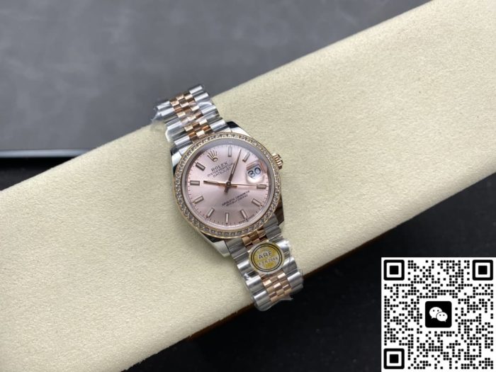 Replica Rolex Datejust m278381rbr-0010 AR Factory Rose gold dial - Image 6