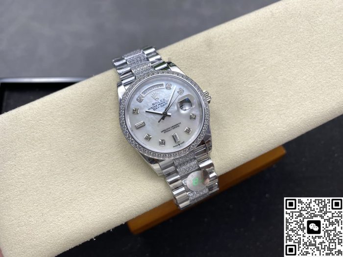 Replica Rolex Day-Date m128349rbr-0014 8+ Factory Mother of Pearl - Image 5