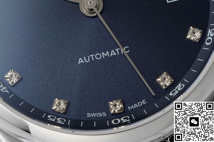 Replica Longines Master Collection L2.357.4.97.6 AF Factory Diamond hour markers - Image 7