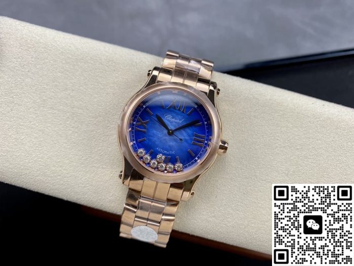 Replica Chopard HAPPY SPORT 27857-6005 YF Factory Blue Dial - Image 6