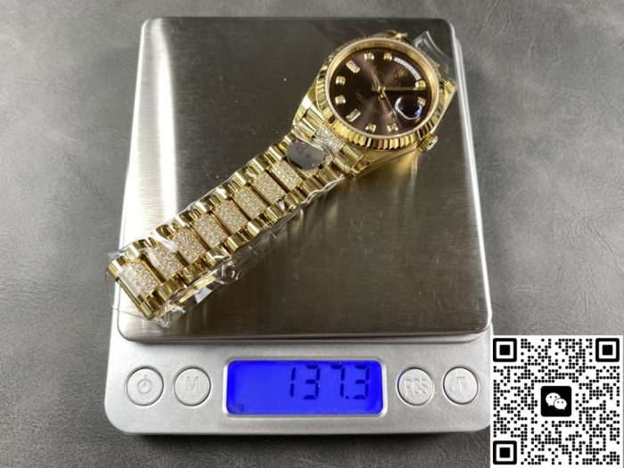 Replica Rolex Day-Date m128238-0024 8+ Factory Dark grey dial - Image 9