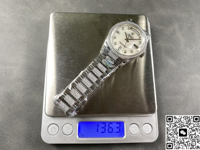 Replica Rolex Day-Date m128349rbr-0014 8+ Factory Mother of Pearl - Image 11