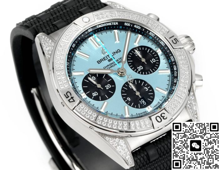 Replica Breitling Chronomat PB0134101C1S2 BLS Factory rubber strap - Image 4