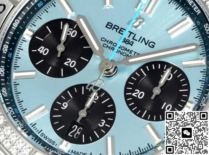 Replica Breitling Chronomat PB0134101C1S2 BLS Factory rubber strap - Image 7
