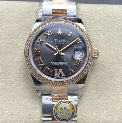 Replica Rolex Datejust m278381rbr-0029 AR Factory Diamond hour markers