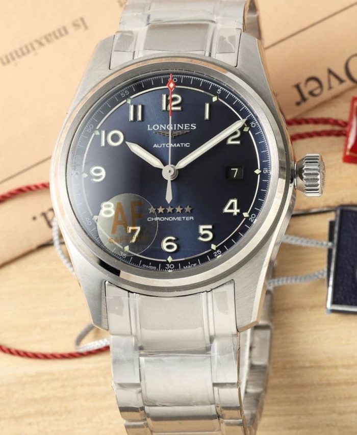 Replica Longines Spirit L3.810.4.93.6 AF Factory Blue sunburst - Image 1