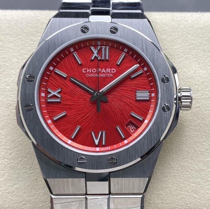 Replica Chopard ALPINE EAGLE 298600-3023 GH Factory Danxia red dial - Image 1