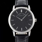 Replica A Lange Sohne Saxonia 211.087 F8 Factory V3 Black Dial