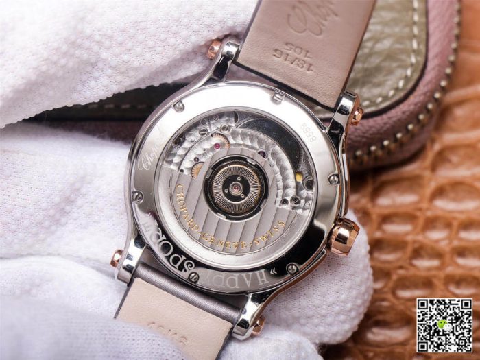 Replica Chopard Happy Sport 278559-3003 YF Factory Diamond-Set Bezel - Image 9