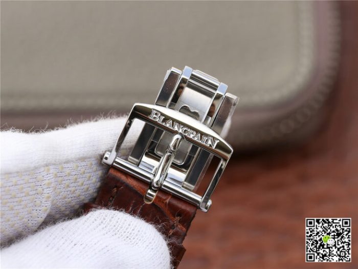 Replica Blancpain Villeret 6654-1113-55B OM Factory Brown Strap - Image 8