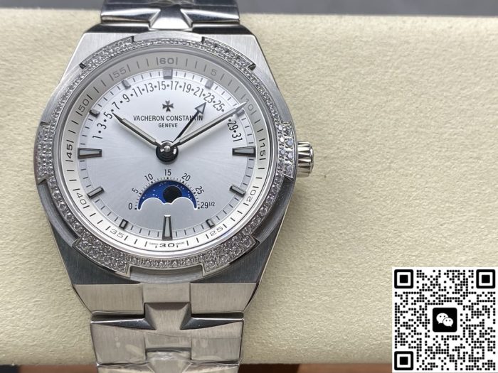Replica Vacheron Constantin Overseas 4000V-B918 GR Factory diamond-set bezel - Image 2