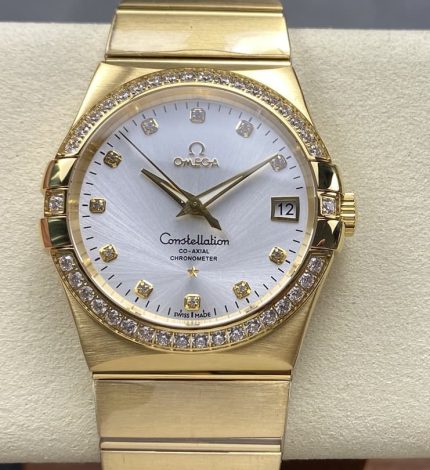 Replica Omega Constellation 123.55.38.21.52.002 OM Factory Folding clasp