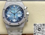 Replica Audemars Piguet Royal Oak 26240BC.GG.1324BC.02 OM Factory Smoked blue dial - Image 13