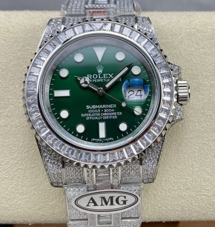 Replica Rolex Greenwich II 116759 SAru-78214 AMG Factory Folding clasp