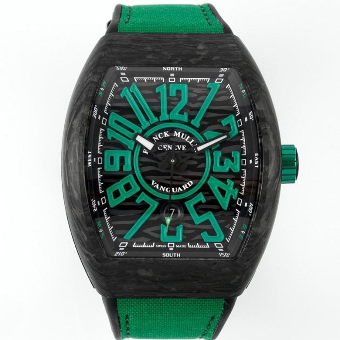 Replica Franck Muller Vanguard ABF Factory Green strap - Image 1