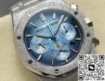 Replica Audemars Piguet Royal Oak 26240BC.GG.1324BC.02 OM Factory Smoked blue dial - Image 3