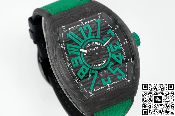Replica Franck Muller Vanguard ABF Factory Green strap - Image 3