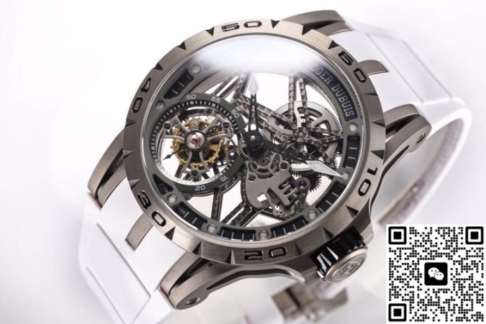 Replica Roger Dubuis Excalibur RDDBEX0479 NEW Factory White strap - Image 3