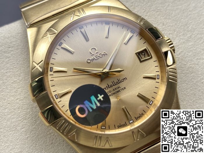 Replica Omega Constellation 123.50.38.21.08.001 OM Factory Champagne dial - Image 3