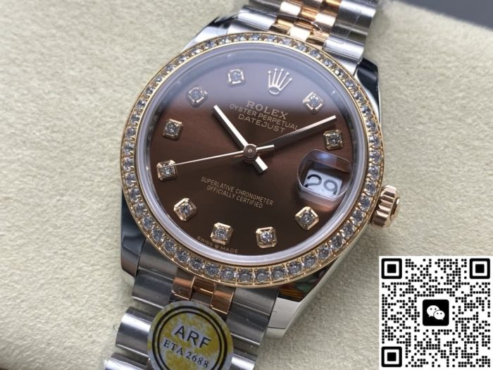 Replica Rolex Datejust m278381rbr-0028 AR Factory Date display - Image 5