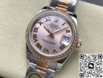 Replica Rolex Datejust m278381rbr-0001 AR Factory Roman numerals markers - Image 4