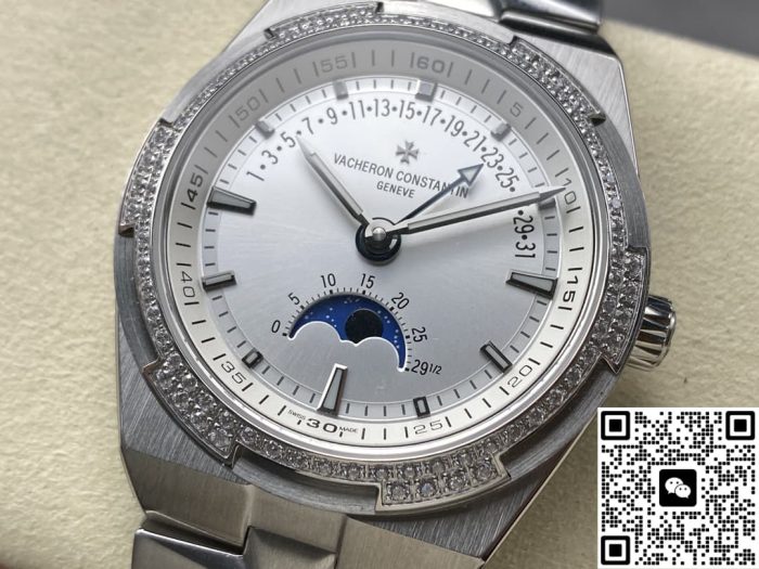 Replica Vacheron Constantin Overseas 4000V-B918 GR Factory diamond-set bezel - Image 4