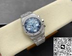 Replica Audemars Piguet Royal Oak 26240BC.GG.1324BC.02 OM Factory Smoked blue dial - Image 4