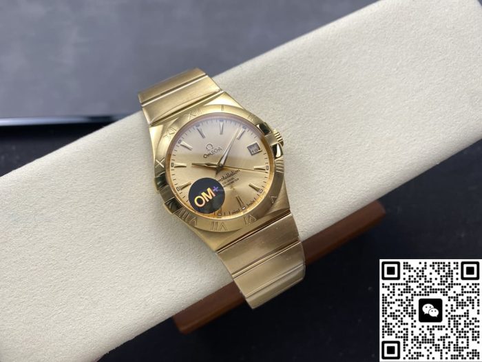 Replica Omega Constellation 123.50.38.21.08.001 OM Factory Champagne dial - Image 4