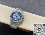 Replica Audemars Piguet Royal Oak 26240BC.GG.1324BC.02 OM Factory Smoked blue dial - Image 18