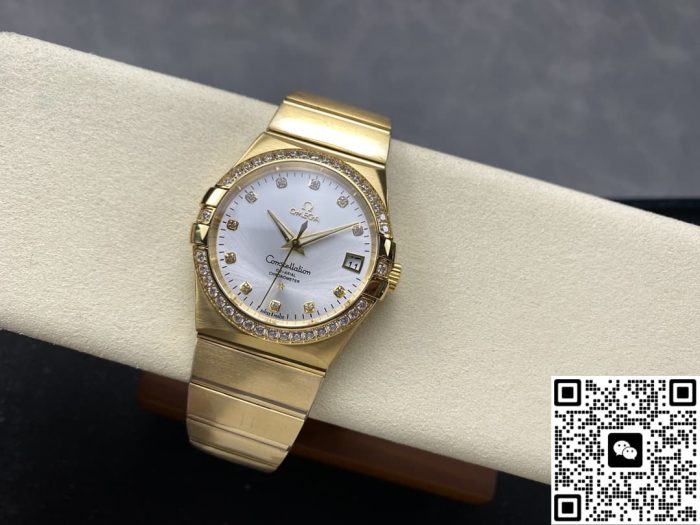 Replica Omega Constellation 123.55.38.21.52.002 OM Factory Folding clasp - Image 4