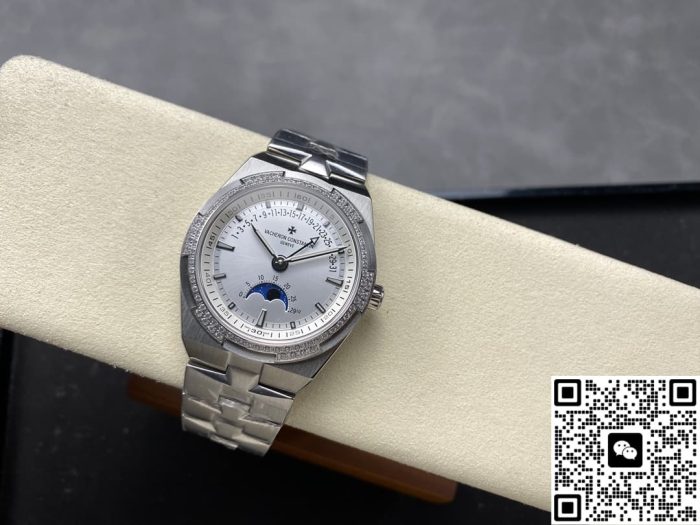 Replica Vacheron Constantin Overseas 4000V-B918 GR Factory diamond-set bezel - Image 5