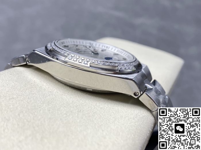 Replica Vacheron Constantin Overseas 4000V-B918 GR Factory diamond-set bezel - Image 8