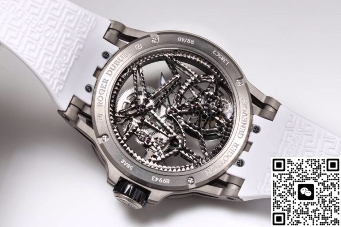 Replica Roger Dubuis Excalibur RDDBEX0479 NEW Factory White strap - Image 6