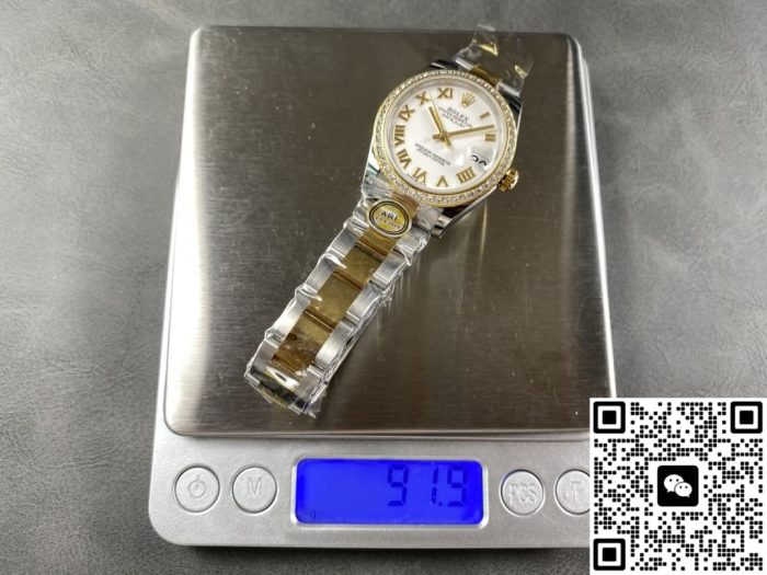 Replica Rolex Datejust m278383rbr-0001 AR Factory Three-link bracelet - Image 10