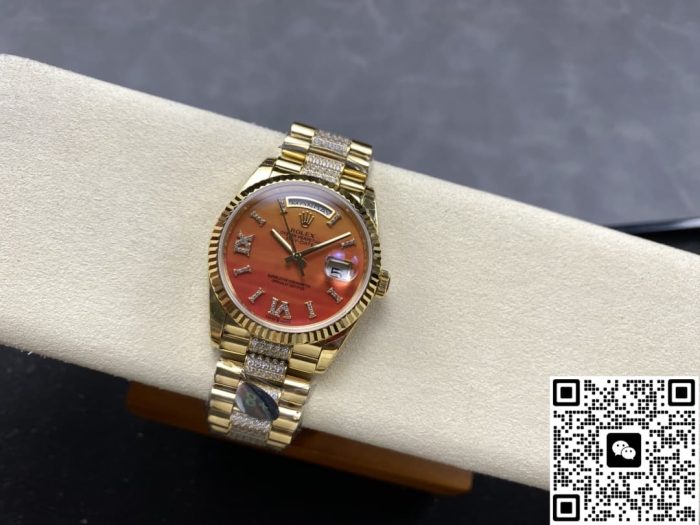 Replica Rolex Day-Date m128238-0089 8+ Factory Orange dial - Image 12