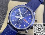 Replica Chopard MILLE MIGLIA 168571-3007 V7 Factory Calfskin leather strap - Image 5
