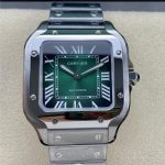 Replica Cartier Santos WSSA0061 BV Factory Gradient green dial - Image 10