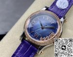Replica Chopard HAPPY SPORT 278578-6004 YF Factory Alligator leather strap - Image 14