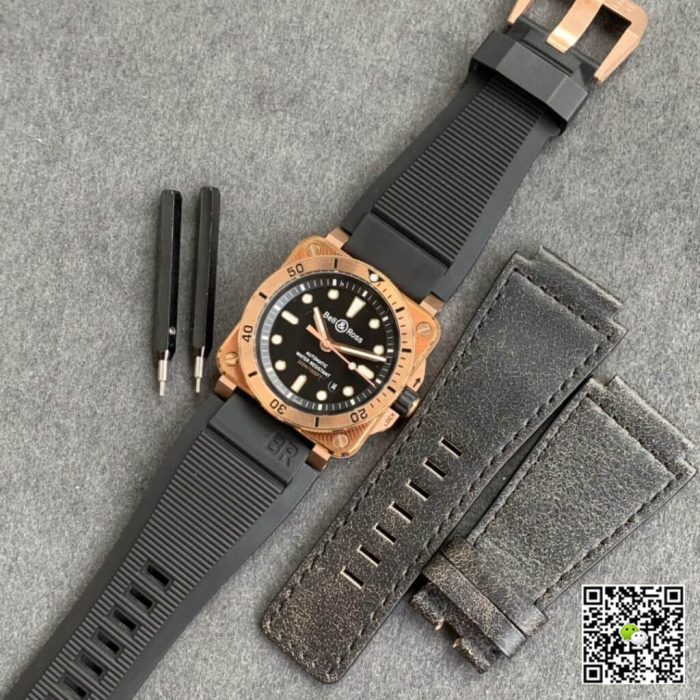 Replica Bell & Ross BR03-92 Black Strap - Image 10