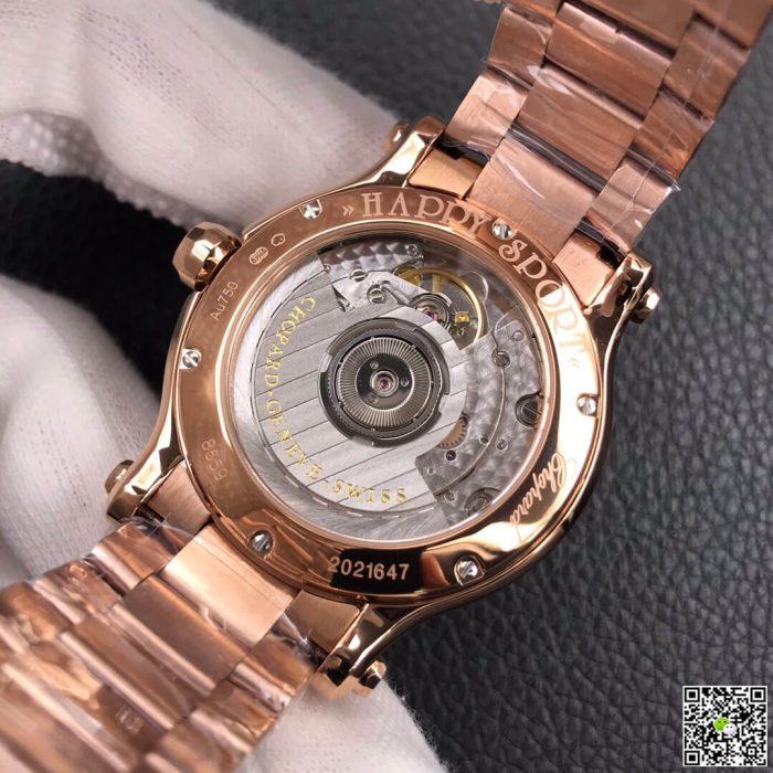 Replica Chopard Happy Diamonds 274808-5004 YF Factory Diamond-Set Bezel - Image 10