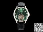 Replica Cartier Drive de W4100016 RMS Factory Tourbillon green Dial - Image 13