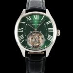 Replica Cartier Drive de W4100016 RMS Factory Tourbillon green Dial - Image 11