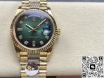 Replica Rolex Day-Date m128238-0070 8+ Factory Gradient green - Image 2