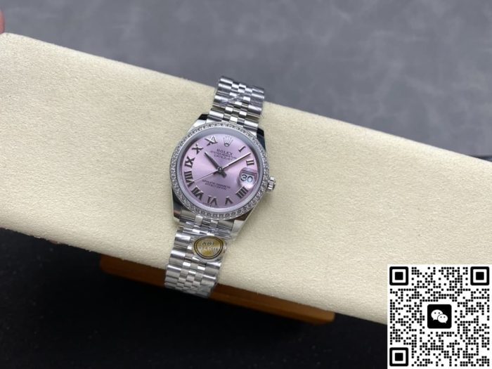 Replica Rolex Datejust m278384rbr-0028 AR Factory Pink dial - Image 12