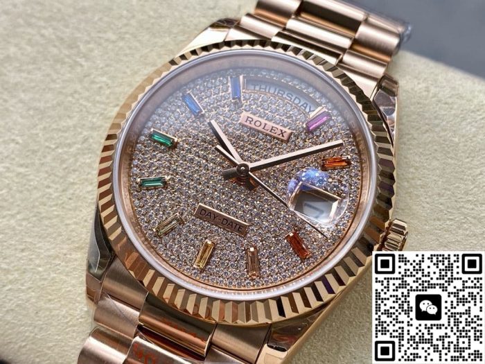 Replica Rolex Day-Date m128235-0039 8+ Factory Week display - Image 2
