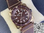 Replica Bell & Ross INSTRUMENTS BR0392-D-BR-BR/SCA BR factory Brown dial - Image 5