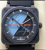 Replica Bell & Ross INSTRUMENTS BR03A-HRZ-CE M+ factory ceramic case - Image 11