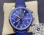 Replica Chopard MILLE MIGLIA 168571-3007 V7 Factory Calfskin leather strap - Image 13